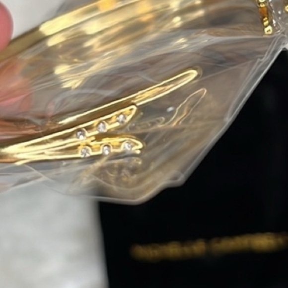 Michelle Campbell Gold Talon Bracelet Set Gold Cuff Bangles Stackable Designer - Picture 6 of 6